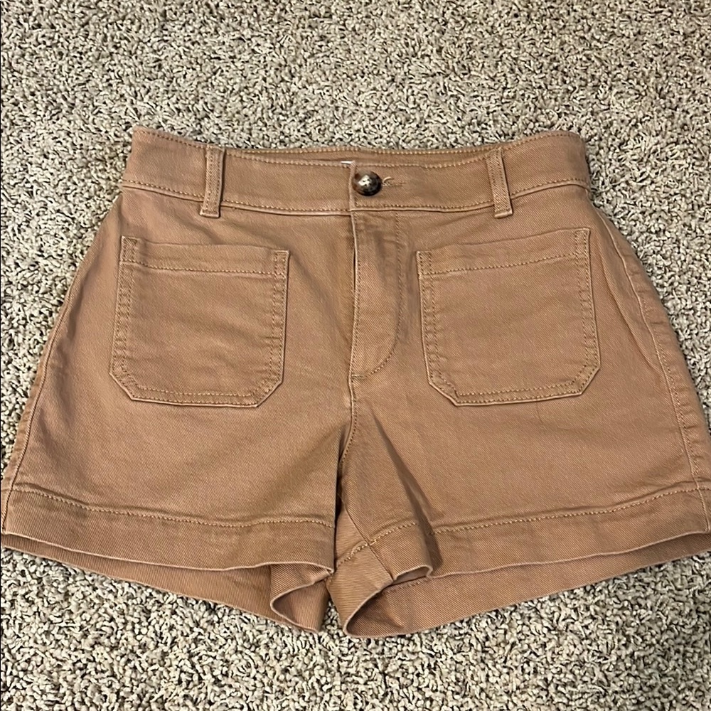 LOFT Tan Palmer Shorts